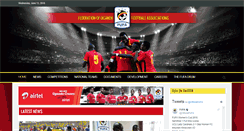 Desktop Screenshot of fufa.co.ug